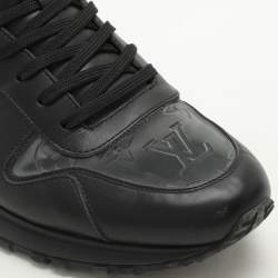 Louis Vuitton Black Monogram PVC and Leather Runaway Sneakers Size 42