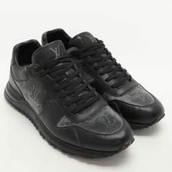 Louis Vuitton Black Monogram PVC and Leather Runaway Sneakers Size 42