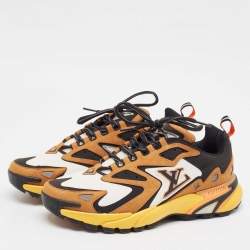 Louis Vuitton Multicolor Mesh and Suede Runner Tatic Sneakers Size 41