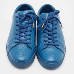 Louis Vuitton Blue Epi Leather Concorde Low Top Sneakers Size 43