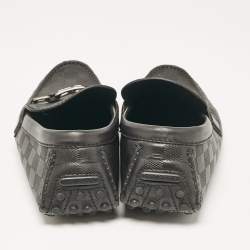 Louis Vuitton Black Leather Monte Carlo Loafers Size 42