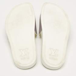 Louis Vuitton Purple PVC Waterfront Slide Sandals Size 40