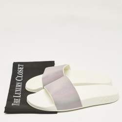 Louis Vuitton Purple PVC Waterfront Slide Sandals Size 40