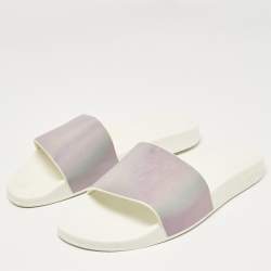 Louis Vuitton Purple PVC Waterfront Slide Sandals Size 40