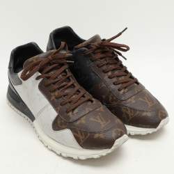 Louis Vuitton Brown Canvas RunAway Lace Up Sneakers Size 41.5