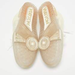 Louis Vuitton Transparent Monogram PVC LV Trainer Sneakers Size 43