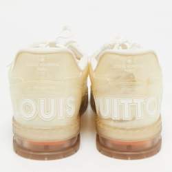 Louis Vuitton Transparent Monogram PVC LV Trainer Sneakers Size 43