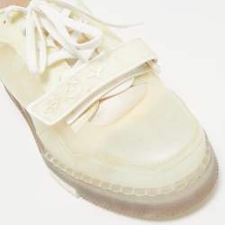 Louis Vuitton Transparent Monogram PVC LV Trainer Sneakers Size 43