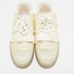 Louis Vuitton Transparent Monogram PVC LV Trainer Sneakers Size 43