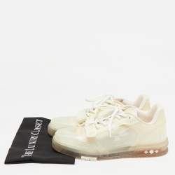 Louis Vuitton Transparent Monogram PVC LV Trainer Sneakers Size 43
