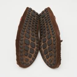 Louis Vuitton Tricolor Leather Hockenheim Slip on Loafers Size 42.5