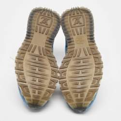 Pre Owned حذاء رياضي لوي فيتون راناواي شبكة دامييه أزرق برباط مقاس 43