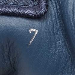 Pre Owned حذاء رياضي لوي فيتون راناواي شبكة دامييه أزرق برباط مقاس 43