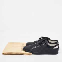 Louis Vuitton Damier Graphite Fabric and Leather Low Top Sneakers Size 40.5