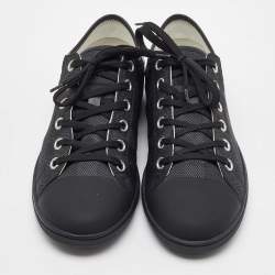 Louis Vuitton Damier Graphite Fabric and Leather Low Top Sneakers Size 40.5