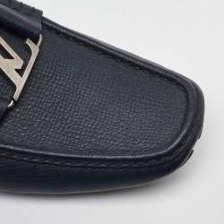 Louis Vuitton Black Leather Monte Carlo Loafers Size 41