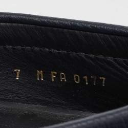 Louis Vuitton Black Leather Monte Carlo Loafers Size 41