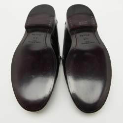Louis Vuitton Black Damier Infini Leather Graduation Loafers Size 42