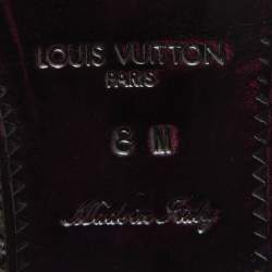 Louis Vuitton Black Damier Infini Leather Graduation Loafers Size 42
