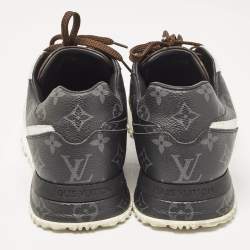 Louis Vuitton Brown/White Monogram Canvas Runaway Sneakers Size 42.5