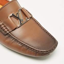 Louis Vuitton Brown Ombre Leather Monte Carlo Loafers Size 43