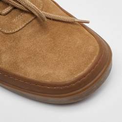 Louis Vuitton Light Brown Suede Lace Up Oxfords Size 40