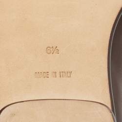 Louis Vuitton Dark Brown Leather Square Toe Loafers Size 40.5