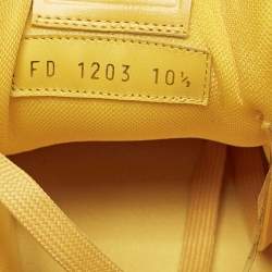 Louis Vuitton Yellow Damier Pop Leather LV Trainer Sneakers Size 44.5