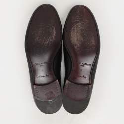 Louis Vuitton Black Leather Griffith Loafers Size 40