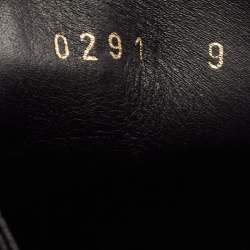 Pre Owned Louis Vuitton Black Monogram Leather  Chelsea Boots Size 43