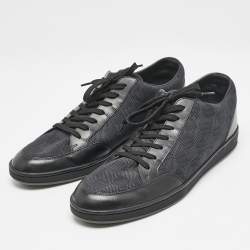Louis Vuitton Damier Graphite Nylon and Leather Offshore Sneakers Size 42.5