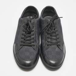 Louis Vuitton Damier Graphite Nylon and Leather Offshore Sneakers Size 42.5