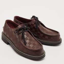 Louis Vuitton Burgundy Damier Infini Leather LV Ranger Derby Size 42