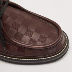 Louis Vuitton Burgundy Damier Infini Leather LV Ranger Derby Size 42