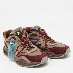 Louis Vuitton Multicolor Suede and Mesh LV Trail Sneakers Size 43