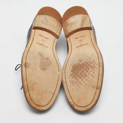 Louis Vuitton Black Leather  Lace Up Oxford Size 44.5