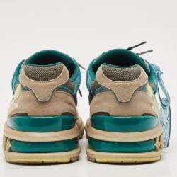 Louis Vuitton Multicolor Leather and Mesh LV Trail Sneakers Size 42.5