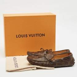 Louis Vuitton Monogram Canvas Arizona Loafers Size 43.5