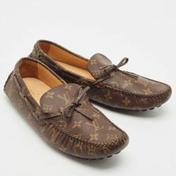 Louis Vuitton Monogram Canvas Arizona Loafers Size 43.5