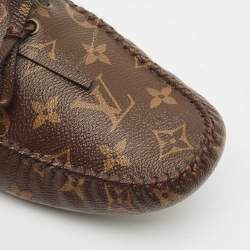 Louis Vuitton Monogram Canvas Arizona Loafers Size 43.5