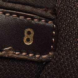 Louis Vuitton Brown Leather Oberkampf Ankle Chelsea Boots Size 42