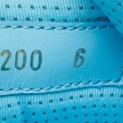Louis Vuitton Blue PVC Run Away Lace Up Sneakers Size 40