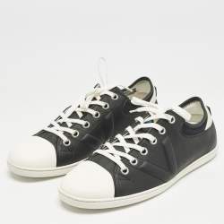 Louis Vuitton Damier Graphite Nylon and Leather Baseball Low Top Sneakers Size 42