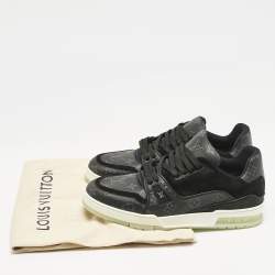 Louis Vuitton Black Canvas and Leather LV Trainer #54 Sneakers Size 42.5