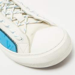 Louis Vuitton White Canvas Tattoo Low Top Sneakers Size 42