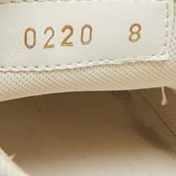 Louis Vuitton White Canvas Tattoo Low Top Sneakers Size 42