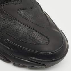 Louis Vuitton Black Leather LV Runner Tatic Sneaker Mules Size 45