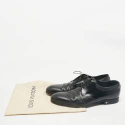 Louis Vuitton Black Leather Lace Derby Size 44.5