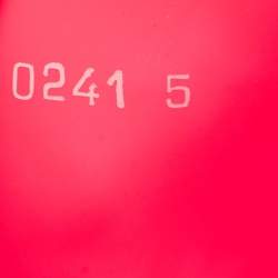 Pre Owned Louis Vuitton Pink Rubber Waterfront  Pool Slides Size 39