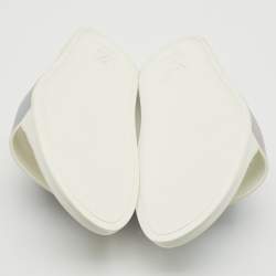  Louis Vuitton Iridescent Prism Monogram PVC Waterfront Slides Size 41